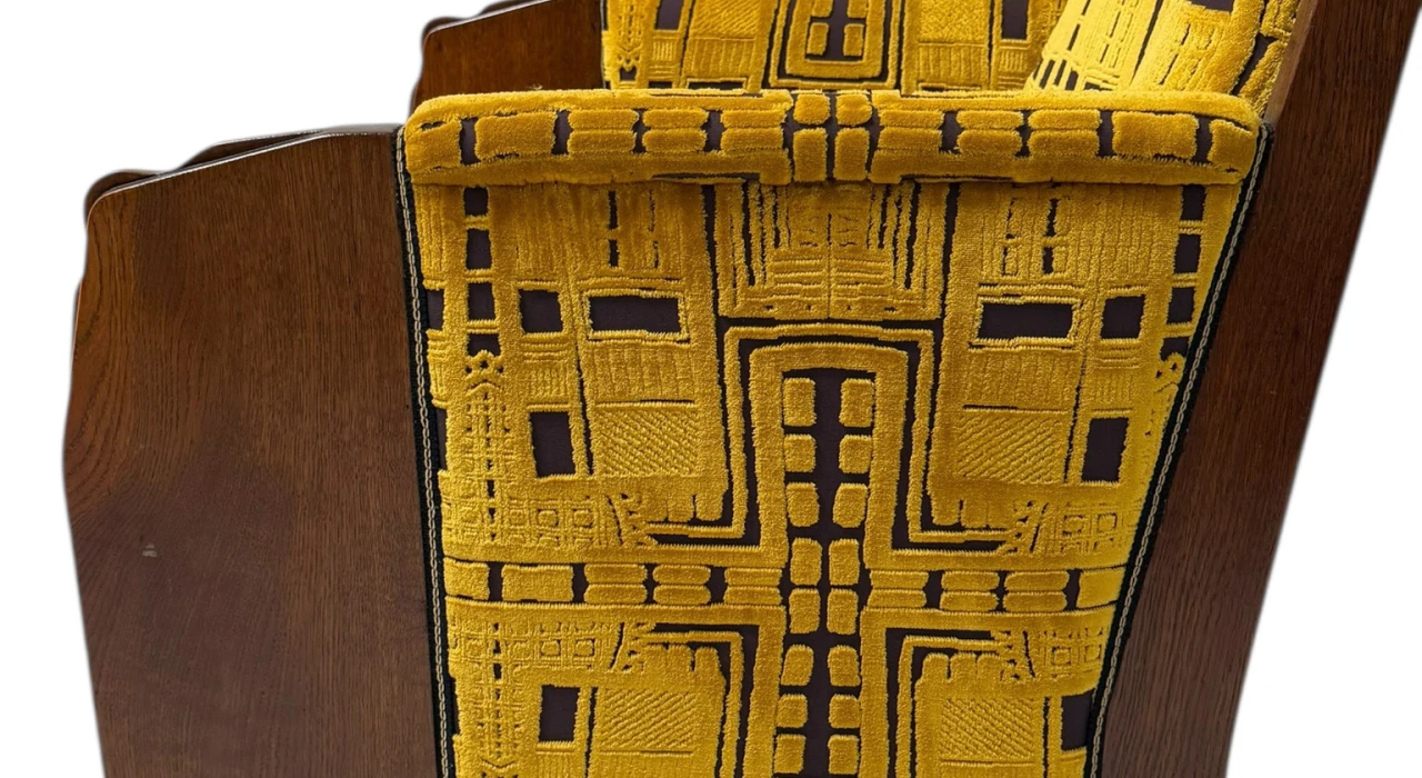 Art Deco Amsterdamse School Lounge Chair by Cornelis van der Sluys, 1918